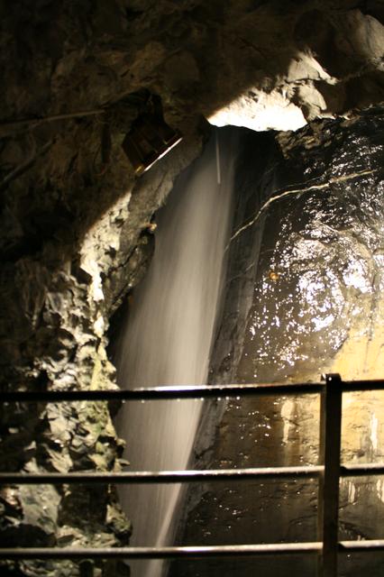 One of the water falls in Trümmelbach Falls