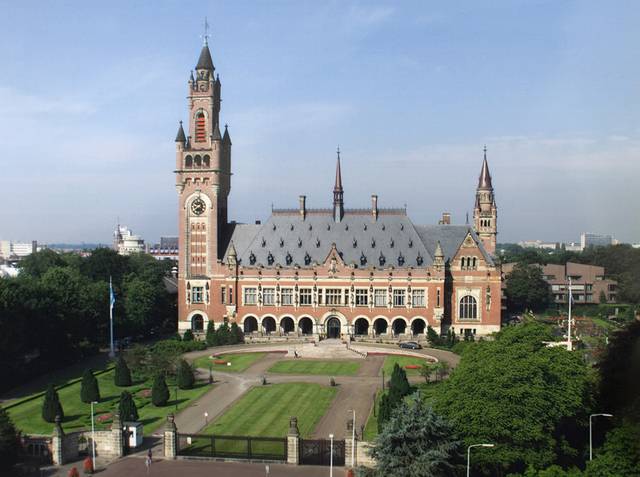 Peace Palace, the home of the International Court of Justice and the Permanent Court of Arbitration.