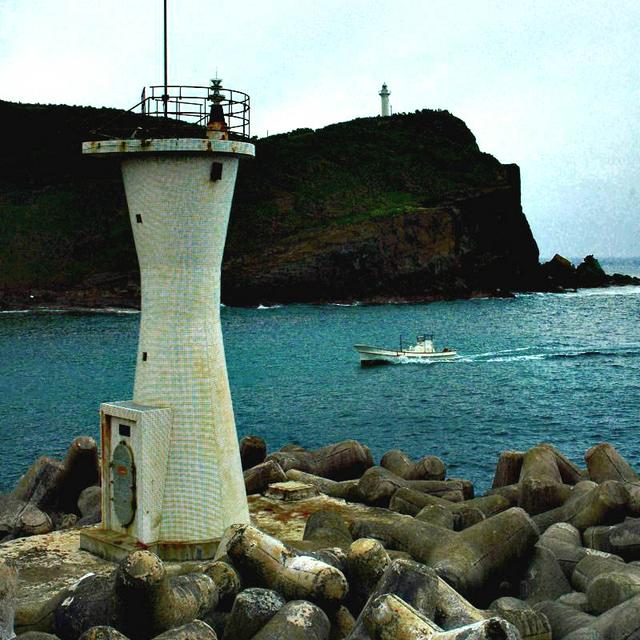 The lighthouses of Kubura and Irizaki