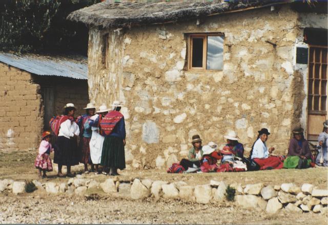 Indian women in Isla del Sol