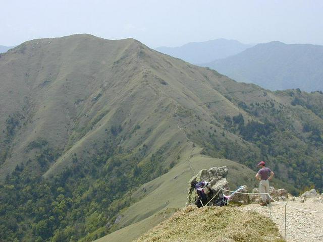 View from Mt. Tsurugi towards Jirogyu