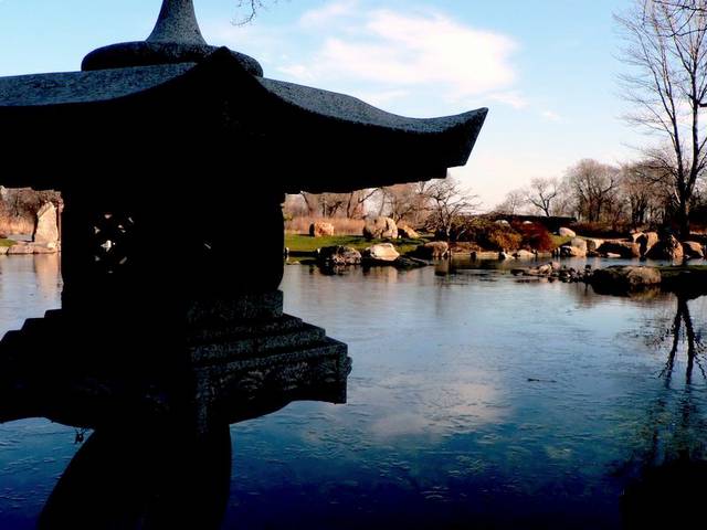 The Osaka Garden on Jackson Park's Wooded Isle