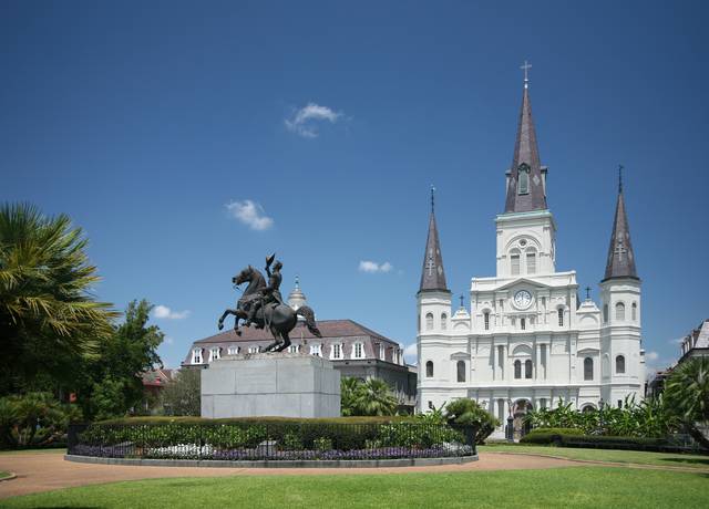 Jackson Square is the historic heart of the French Quarter