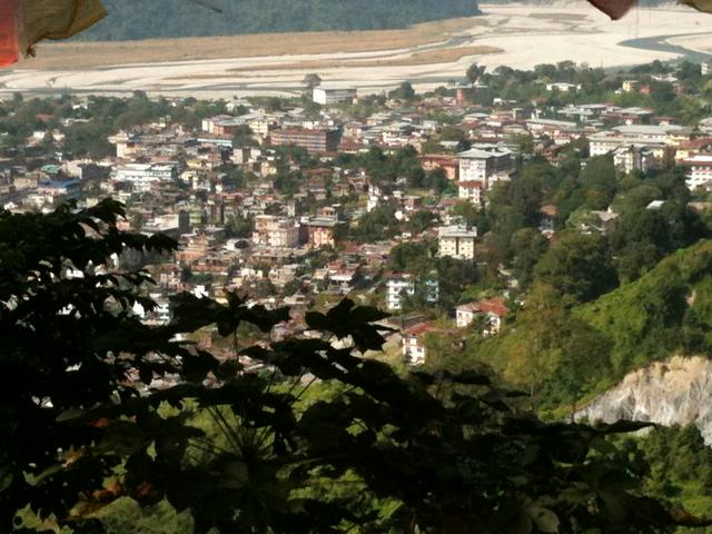 Jaigaon from the Gumba hill.