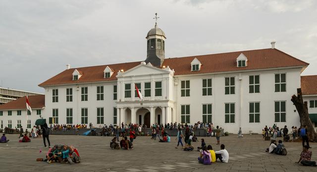 The colonial building that is now the Jakarta History Museum, in West Jakarta.