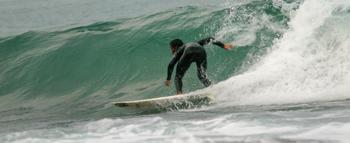 Surfing in Jeffreys Bay