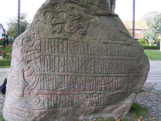 The Jelling Stone (text side)