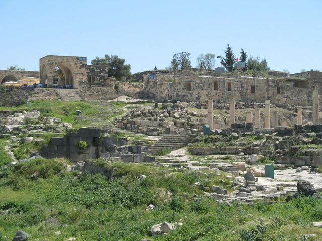 Above the basilica