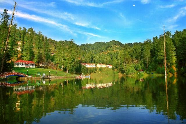 A view of Banjosa Lake in Rawalakot