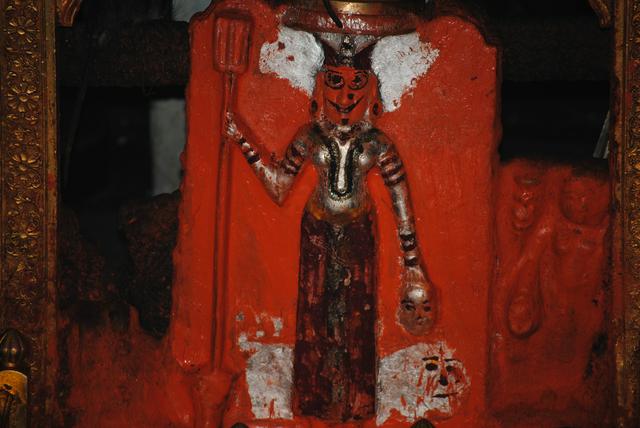 An idol in Karni Mata Temple