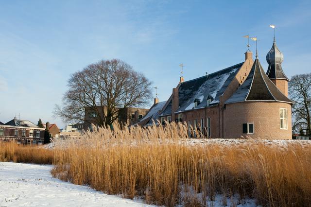 Castle of Coevorden in winter