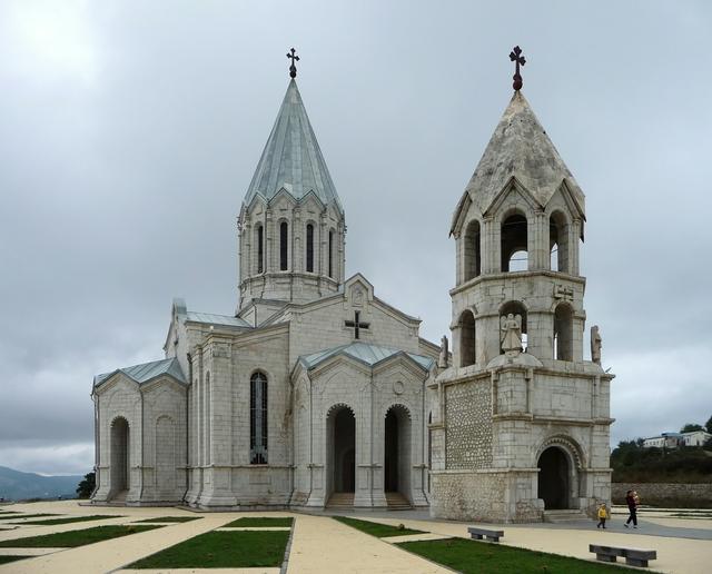 Cathedral of Christ the Savior in Shushi.