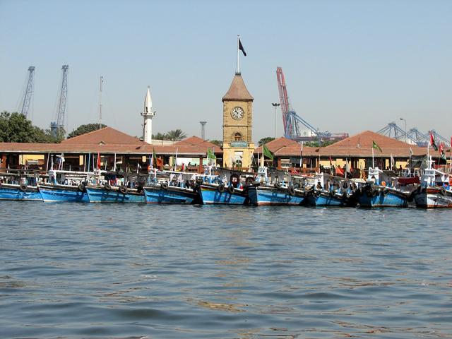 Boat harbour in Kiamari