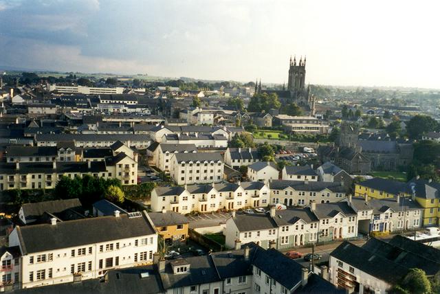 View from the Round Tower, St Mary's Cathedral in the distance