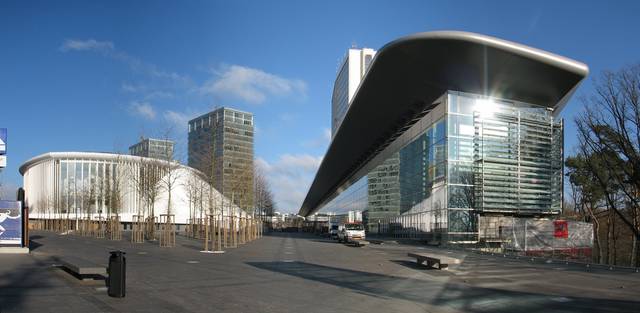 Modern architecture in Kirchberg