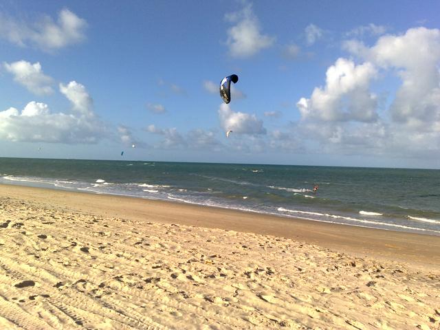 Kite surfing at Cumbuco