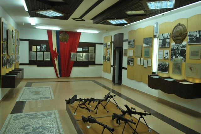 An exhibit at the Museum of Western Macedonia in the National Liberation War