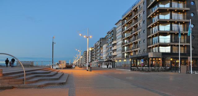 The seaside promenade