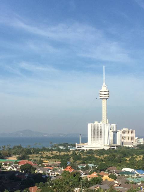 Pattaya Park Tower and Ko Laan in distance.