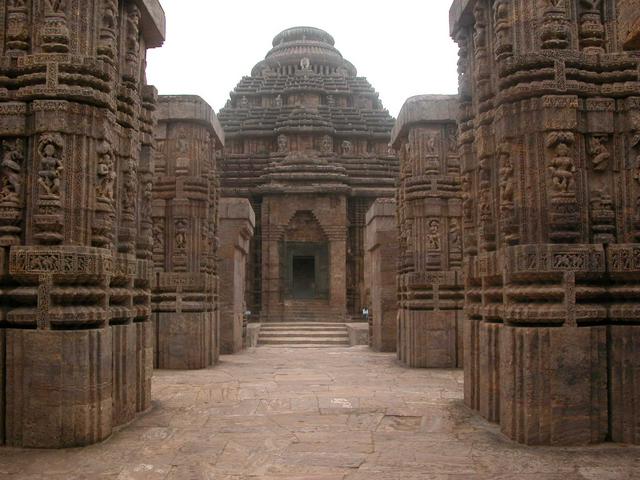 Partial view of Konark Sun Temple