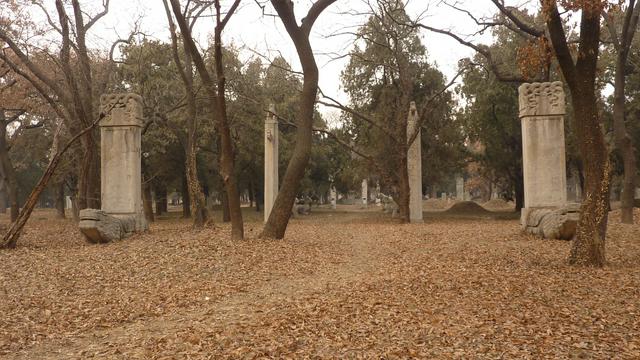 The northern quarters of the Cemetery of Confucius