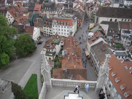 View from the Munster Cathedral tower