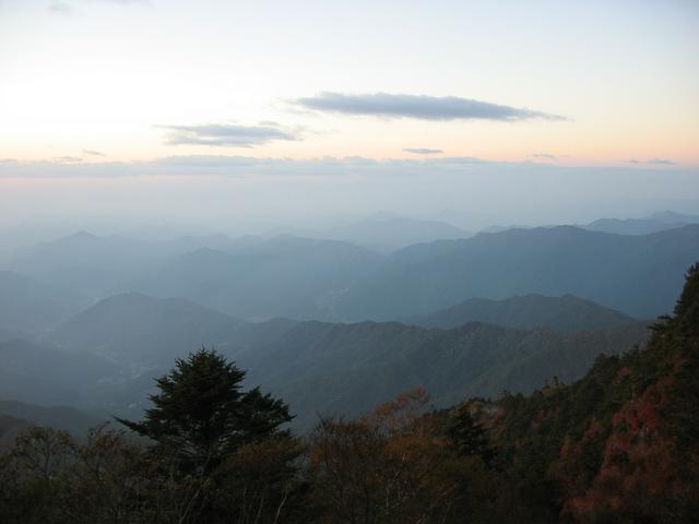 Mountain scenery in Jirisan National Park