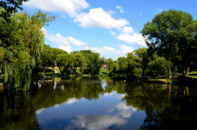 Kretinga monastery pond