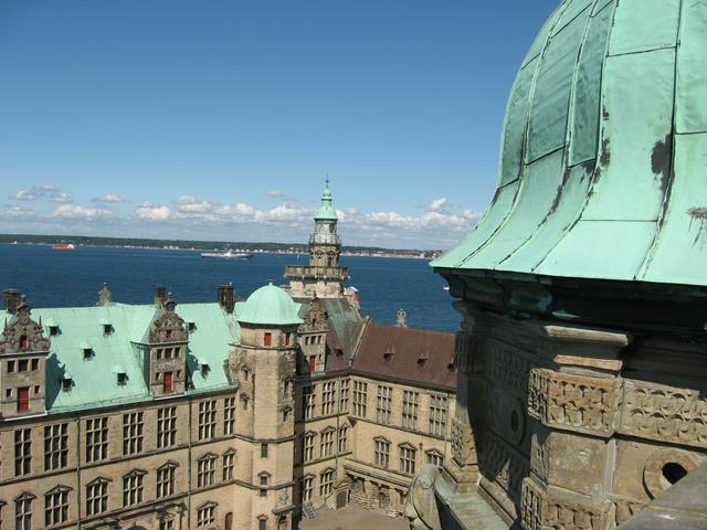 View to Sweden from Kronborg castle