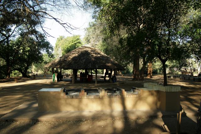 Pafuri picnic area in the far northern part of the park