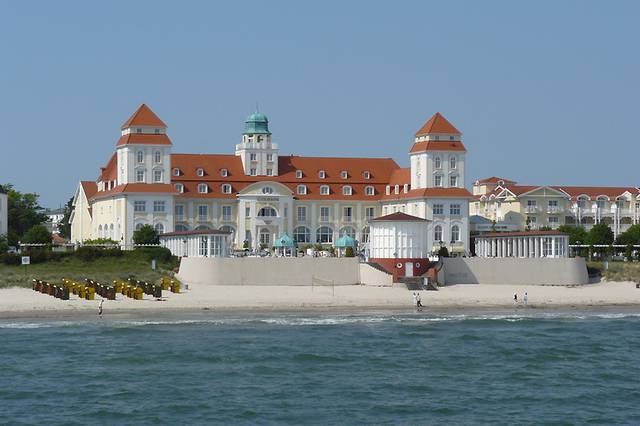 Baltic seaside resort Binz on Rügen, Germany's largest island