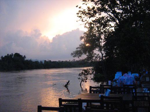 By de River restaurant, the spirit of The River Kwai.