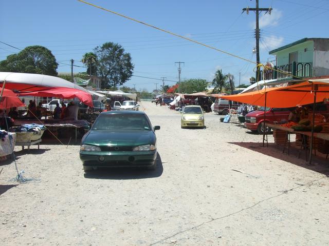 The small street market open mornings in La Pesca, Tamaulipas