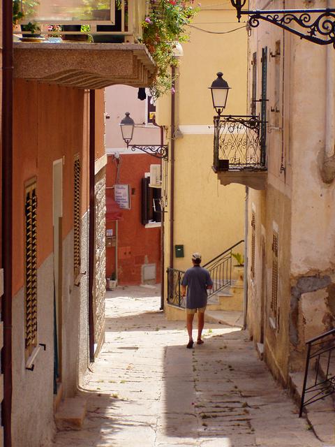 La Maddalena town street