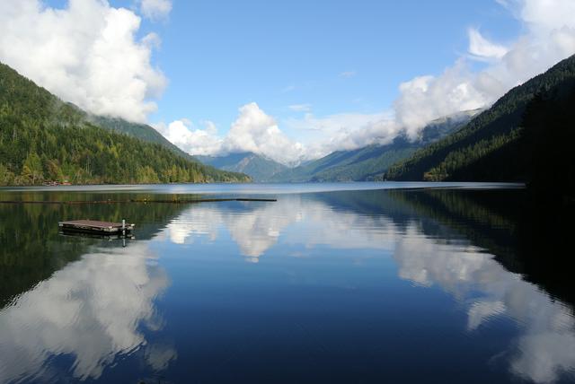 Lake Crescent in spring