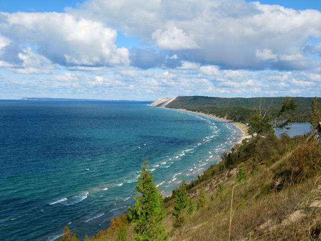 Sleeping Bear Dunes shoreline