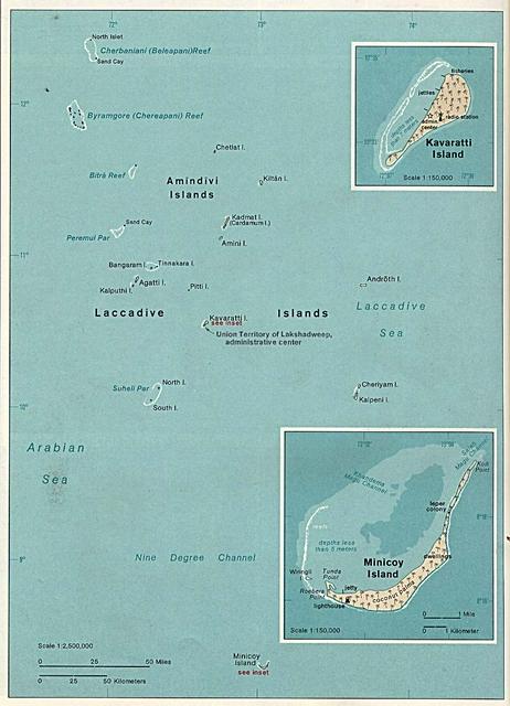 Map of Lakshadweep