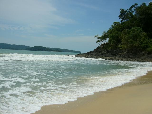 Sun, sand and sea on the beach