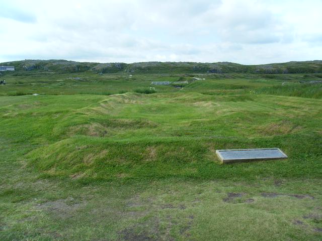 L'anse Aux Meadows, a former Viking settlement on Newfoundland