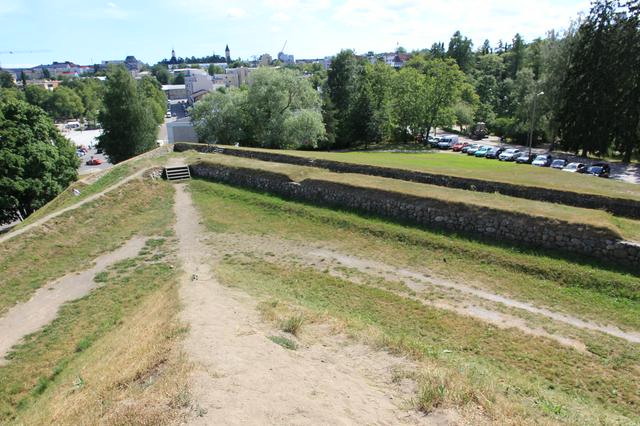 The walls of the Lappeenranta fortress