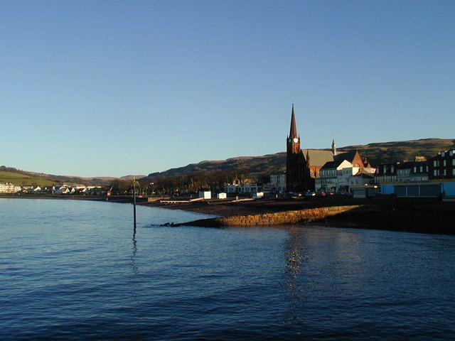 Largs from the ferry pier