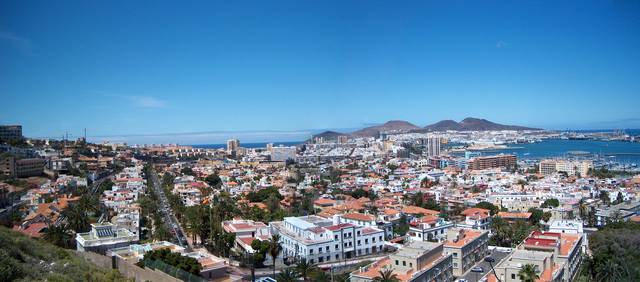 The view over Las Palmas