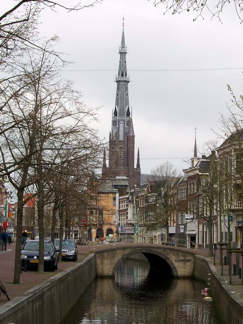 The city centre with the late 19th century Bonifatius Church in the background.