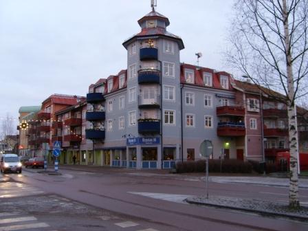 Leksand city centre.