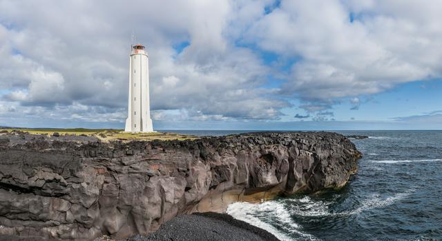 The lighthouse Malarrif at Snæfellsnes