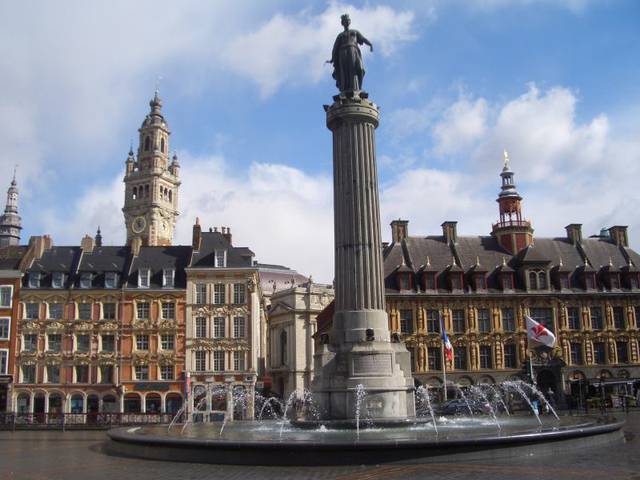 Place du General de Gaulle, Lille, Nord-Pas de Calais, Northern France