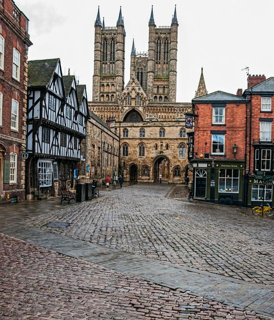 Lincoln Cathedral and old town