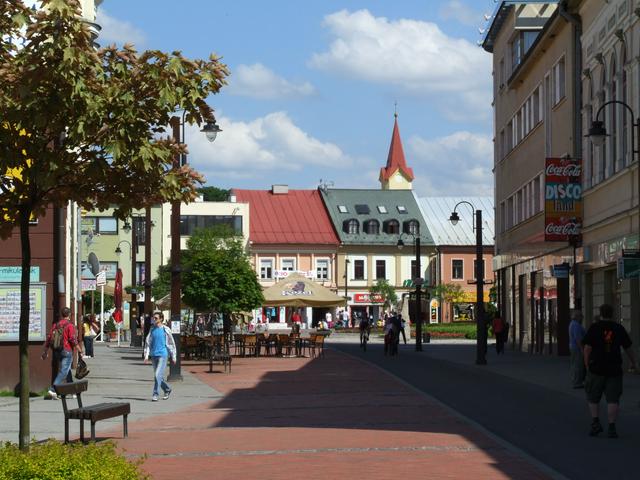 Pedestrian zone in Liptovský Mikuláš