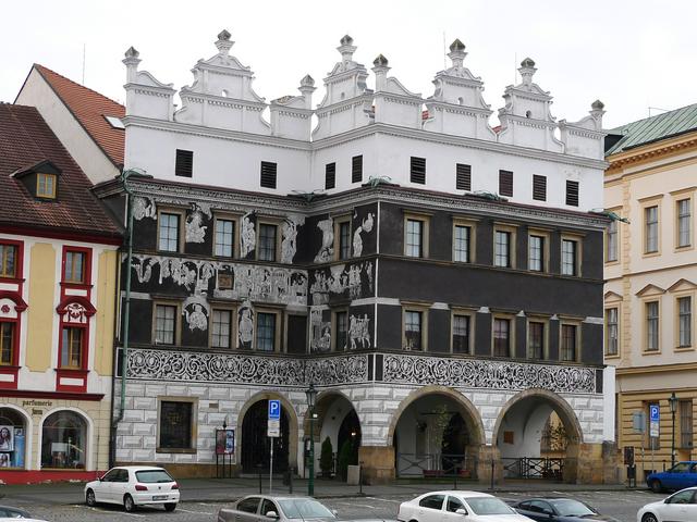 Renaissance house "At the Black Eagle", on the Peace Square