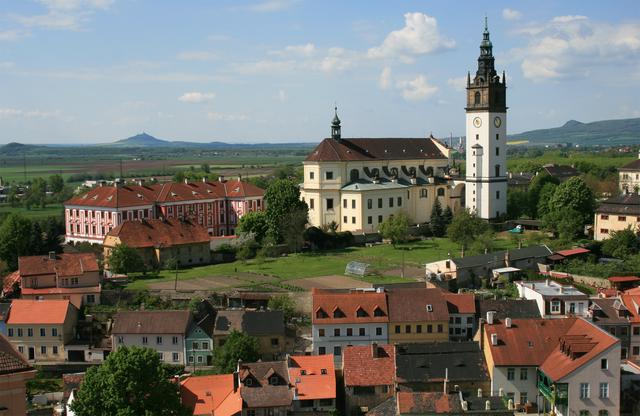 Cathedral of St. Steven in historic town Litomerice.